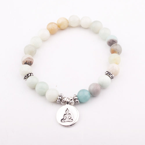Bracciale Mala Amazonite — Pietra della Calma e dell’Intenzione