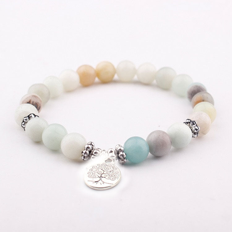 Bracciale Mala Amazonite — Pietra della Calma e dell’Intenzione