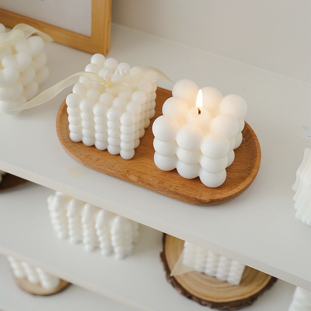 Candela Scultura Bubble — Arredo Mindful per la Tua Casa