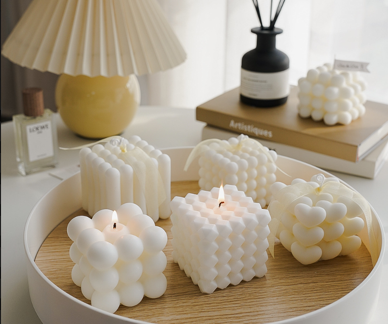 Candela Scultura Bubble — Arredo Mindful per la Tua Casa