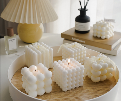 Candela Scultura Bubble — Arredo Mindful per la Tua Casa