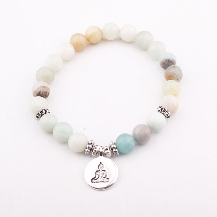Bracciale Mala Amazonite — Pietra della Calma e dell’Intenzione